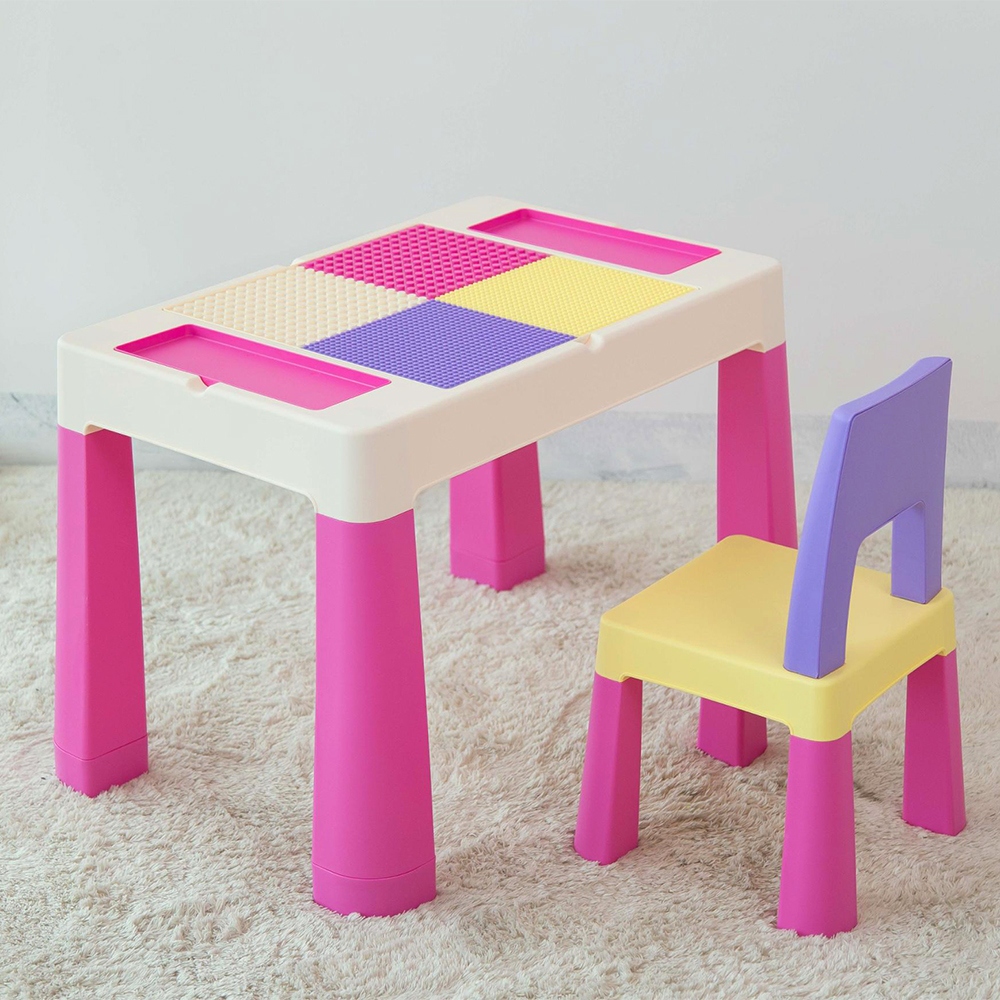 GL7834 二合一積木桌椅套裝