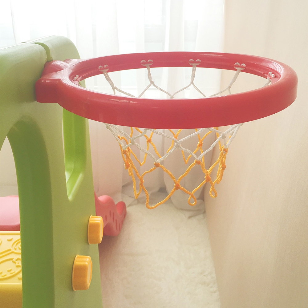 GL7557 三合一滑梯秋千籃球框組合