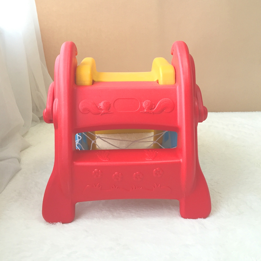 GL7832 三合一滑梯籃球框足球門組合